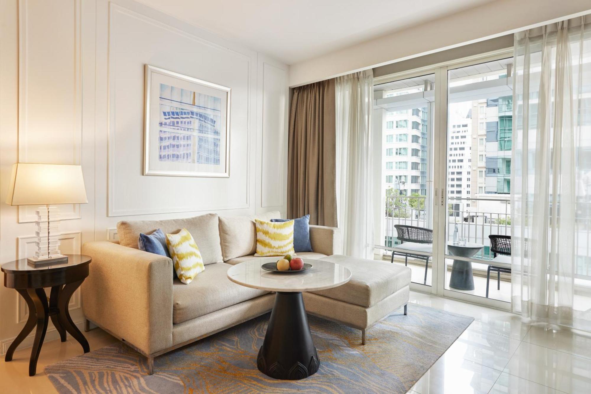 Dusit Suites Hotel Ratchadamri, Bangkok Extérieur photo Living room