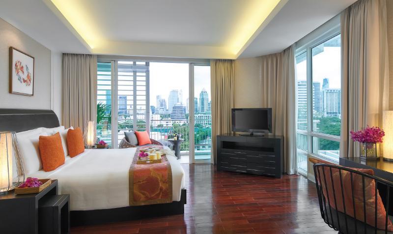 Dusit Suites Hotel Ratchadamri, Bangkok Extérieur photo A bedroom at the hotel